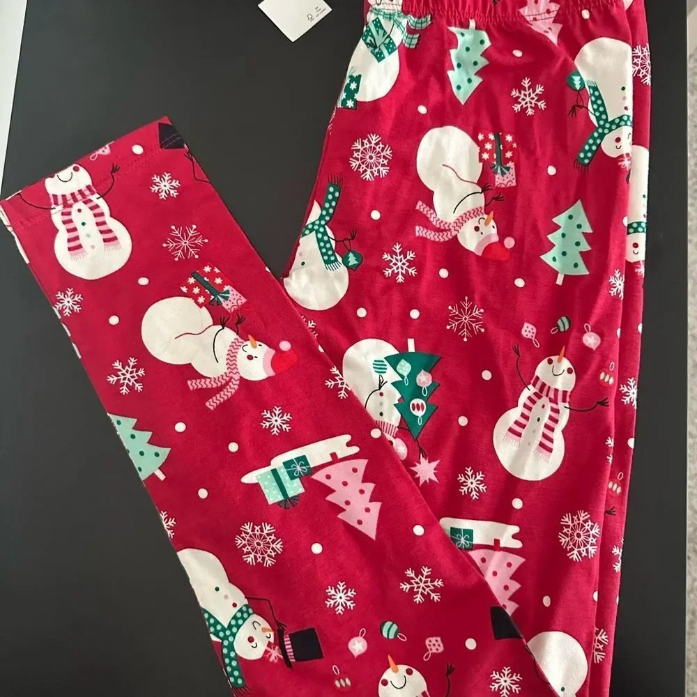 NWT children’s place Christmas leggings (XXL)